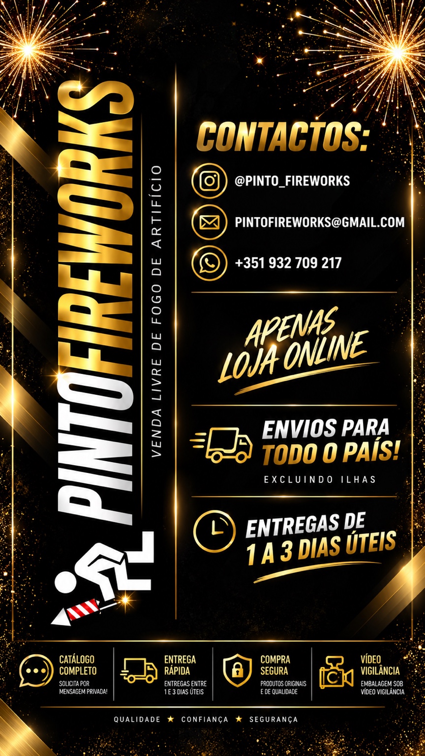 Contactos da PintoFireworks e informações de entrega